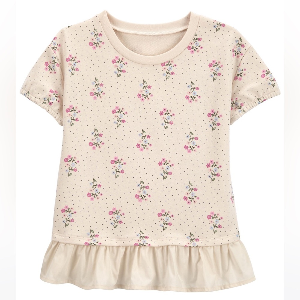 Floral Peplum Top